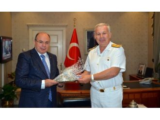 Güney Görev Grup Komutanından Vali Çiçek’e Veda Ziyareti