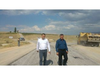 Amas Bağlarında Soğuk Asfalt Çalışması