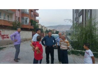 Belediye Başkanı Akdoğan Mahallelinin Sorunlarını Dinledi