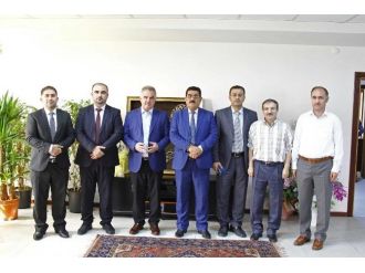 Irak İnsani Gelişim Üniversitesi’nden, Rektör Elmas’a Ziyaret