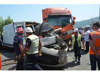 Tem’i Kitleyen Kaza: 2 Yaralı