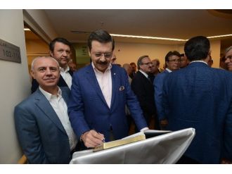 Bakan Çelik Ve Tobb Başkanı Hisarcıklıoğlu’ndan Burkay’a Ziyaret