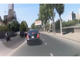 Havaya Fırladıktan Sonra Metrelerce Sürüklendi