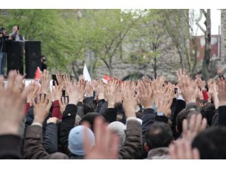 Rabia Katliamının 2.yıl Dönümü Prostesto Edildi