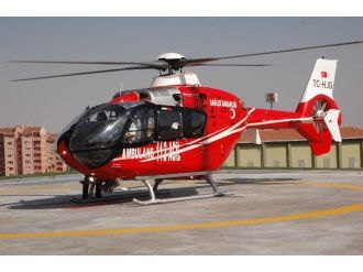 Ambülans Helikopter Can Kurtarmaya Devam Ediyor