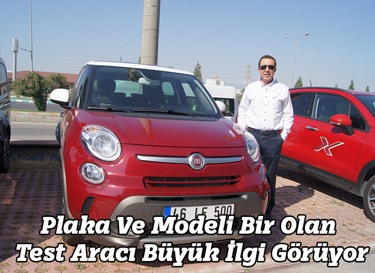 Plaka Ve Modeli Bir Olan Test Aracı Büyük İlgi Görüyor
