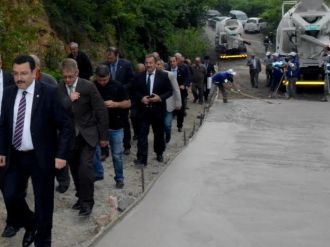 Ortahisar Belediyesinden Betonlama Hamlesi