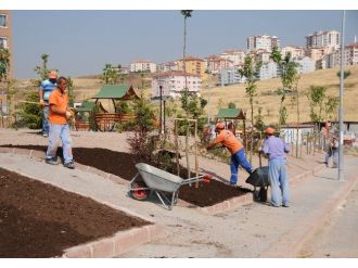 Pursaklar’da Park Ve Asfalt Çalışması Devam Ediyor