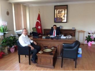 Başkan Şahiner Kaymakam Masatlı’yı Ziyaret Etti