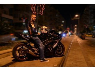 Antalya’da Genç Motosikletçi Arkadaşları Tarafından Uğurlandı