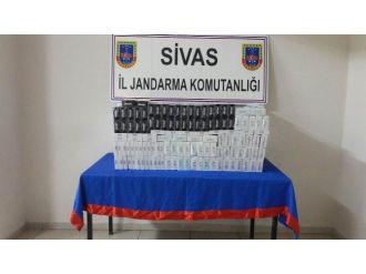 Gürün’de 5 Bin 50 Paket Kaçak Sigara Ele Geçirildi