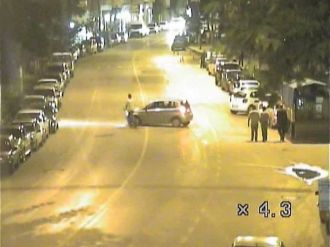 Otomobile Çarpan Bisikletli Havada Takla Attı