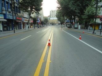 Malatya’da Yol İşaretleme Ve Levhalama Çalışmaları