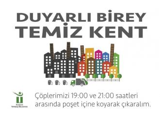 Tepebaşı Belediyesi’nden Çöp Çıkarma Saatleri Uyarısı