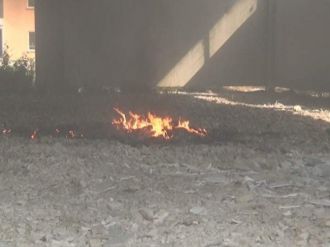 Çalışanlar Atıkları Ateşe Verince İtfaiye Alarma Geçti