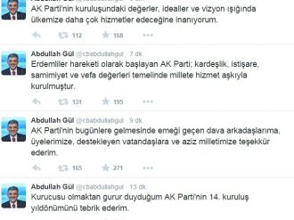 Abdullah Gül: ’’Kurucusu Olmaktan Gurur Duyduğum...’’