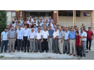 Müftü Coşkun’a Din Görevlilerinden Veda Yemeği