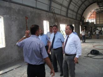 Vali Fidan Konuralp Kız Kur’an Kursu İnşaatını Gezdi