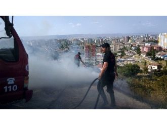 Kayseri’de Ot Yangını