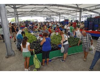 Hatay Kapalı Pazar Yeri Esnaf Ve Vatandaşların Yüzünü Güldürdü
