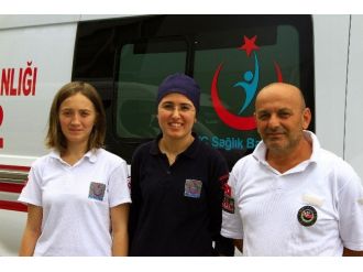 Ambulans Şoförü Hayat Kurtardı