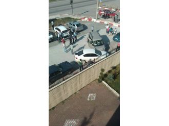 Aracı İle Yoldan Çıkarak Adliye Oto Parkı’na Daldı