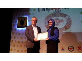 Başkan Aydın’a Rabia Ödülü