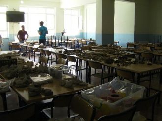 Hoşap Kalesi’ndeki Kazı Çalışması