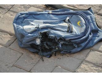 Sivas’ta Şüpheli Okul Çantası Fünye İle Patlatıldı