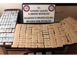 Kayseri’de 15 Bin 900 Lira Sahte Para Ele Geçirildi