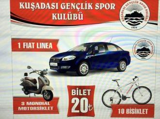 Kuşadası Spor Kulübü Eşya Piyangosu Düzenledi