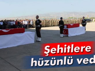 Şehitlere Hüzünlü Veda