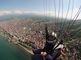 İha Muhabirinin Paraşütten Düşüş Anı Kamerada !