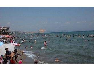 Tekirdağ Sahilleri Hafta Sonu Doldu Taştı
