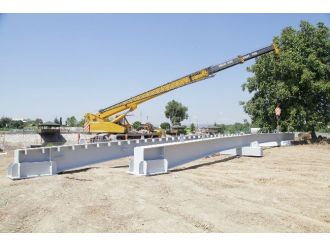 Boğaz Köprüsü´nün Montajı Yapılıyor