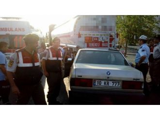 Edremit’te Trafik Kazası: 1 Yaralı