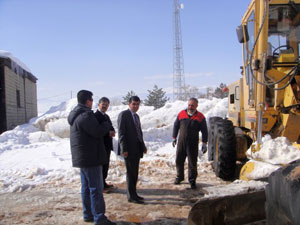 Özel İdare Karla mücadelede tam not aldı