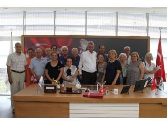 Ata Evi Sağlıklı Yaşam Merkezi Üyelerinden Başkan Şenol’a Ziyaret