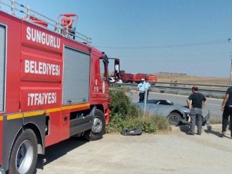Sungurlu’da Trafik Kazası: 3 Yaralı