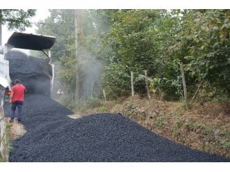 Trabzon’da Bulak Mahallesi’nde Asfalt Sevinci