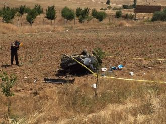 Tekeri Kopan Otomobil Takla Attı: 1 Ölü, 3 Yaralı