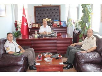 Albay Aktemur’dan Başkan Karamana Ziyaret