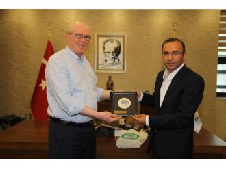 Belçika Milletvekili Yüksel’den Başkan Kurt’a Ziyaret