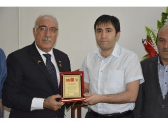 Şanlıurfa Gaziler Derneği’nden, Viranşehir Kaymakamı Dr. Huzeyfe Citer’e Ziyaret‏