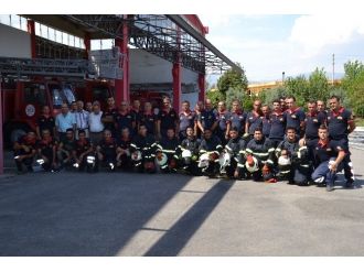 Aydın Büyükşehir İtfaiyesi Personellerini Eğitiyor