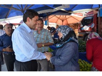 Başkan Kalın’dan Pazar Ziyareti