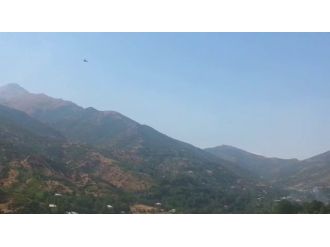 Şemdinli’de Yol Kapatan Pkk’ya Havadan Ve Karadan Orasyon