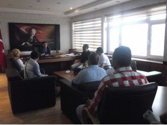 Stk Temsilcileri Kaymakam Çetin’le Görüştü