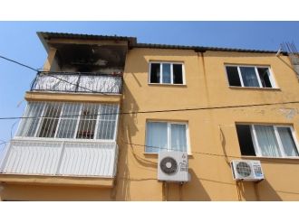 Saruhanlı’da Ev Yangını