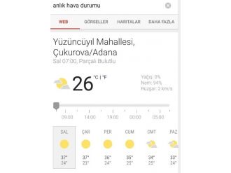 Adana’da Gece Saatlerinde Nem Bunaltıyor
